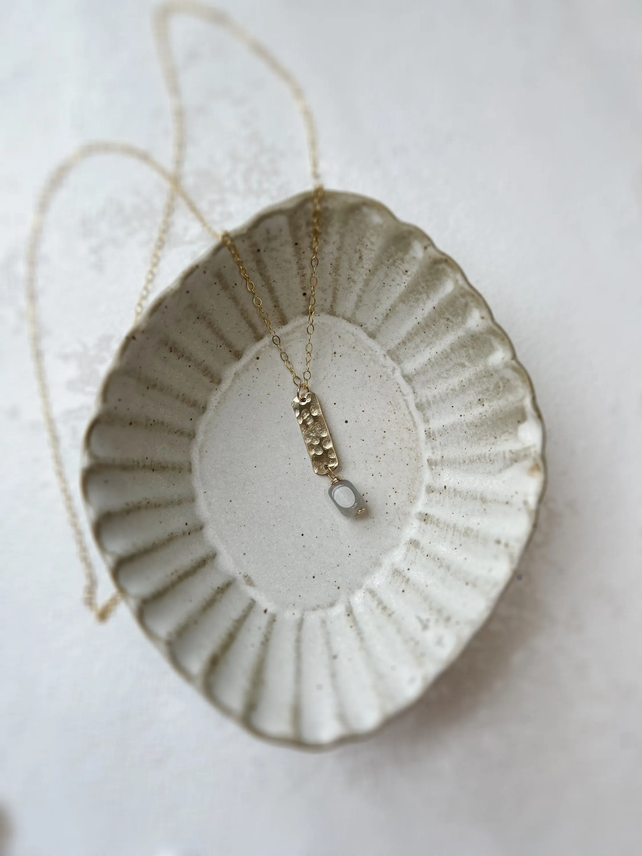 Sophisticated Look Haven Gemstone Pendant Necklace