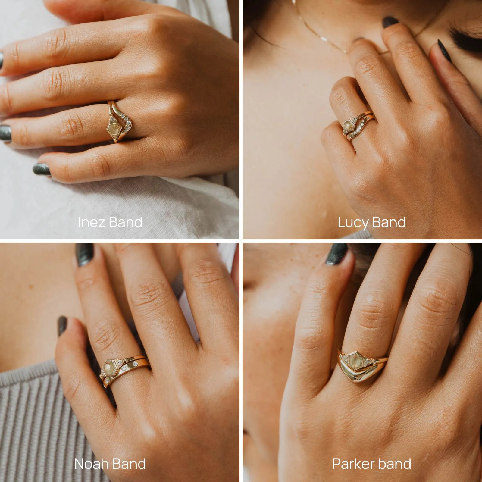 Hazel Ring - Mined Yellow Diamond Glam Night Shine Appeal