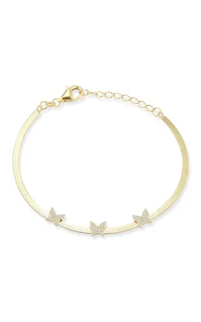 Herringbone Butterfly Bracelet Advantageous Amalgamations Delightful Find