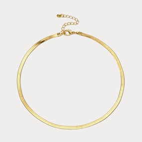 Herringbone Necklace All weather Modern Jewelry