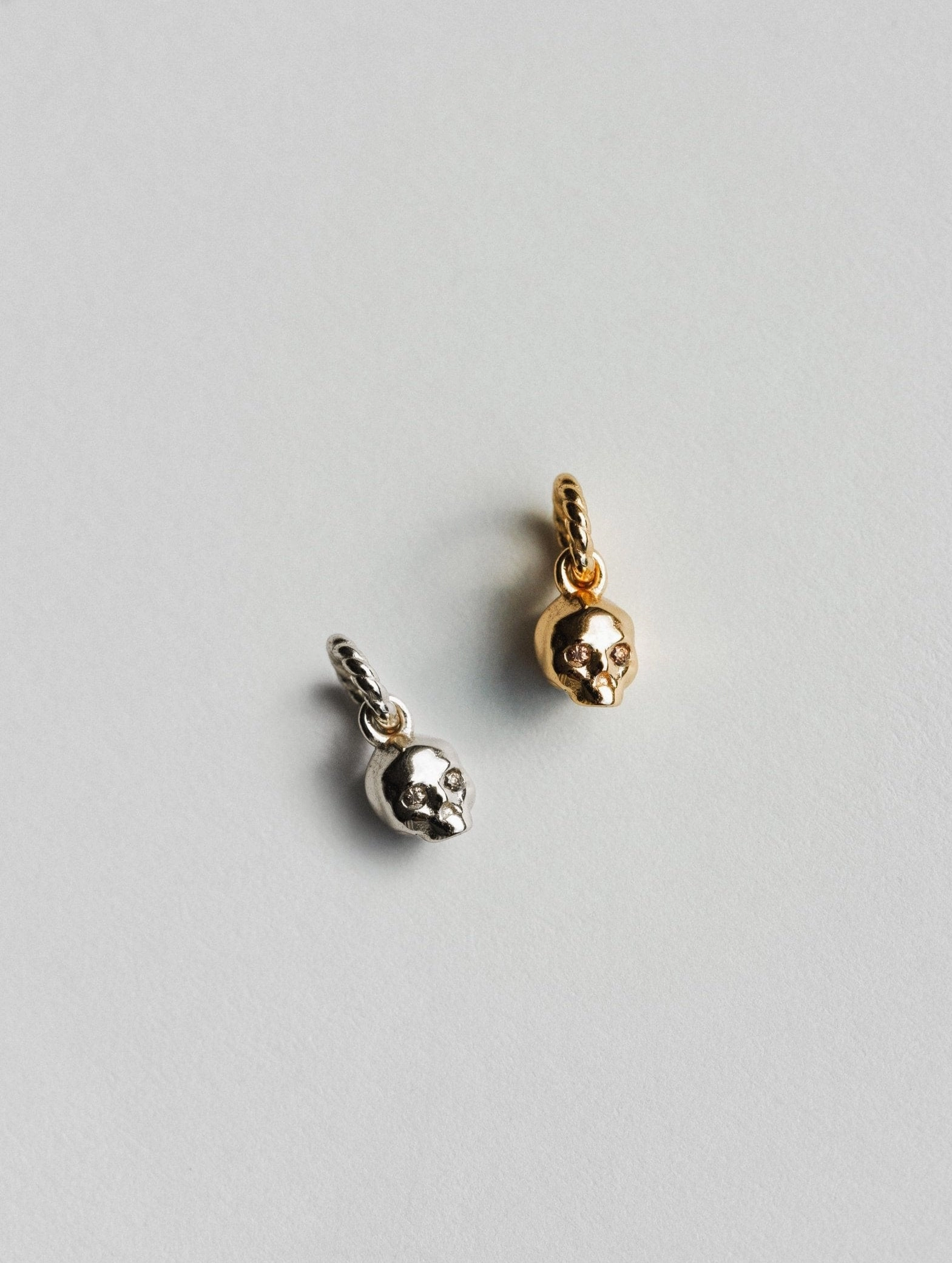 Season Match Bejeweled Skull Charm
