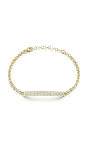 ID Bar Bracelet Trendy Arm Candy Simple View