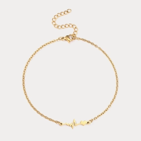 Classic Charm Personalized Heartbeat Bracelets