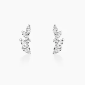 Dainty Moissanite Earrings Sleek Craft