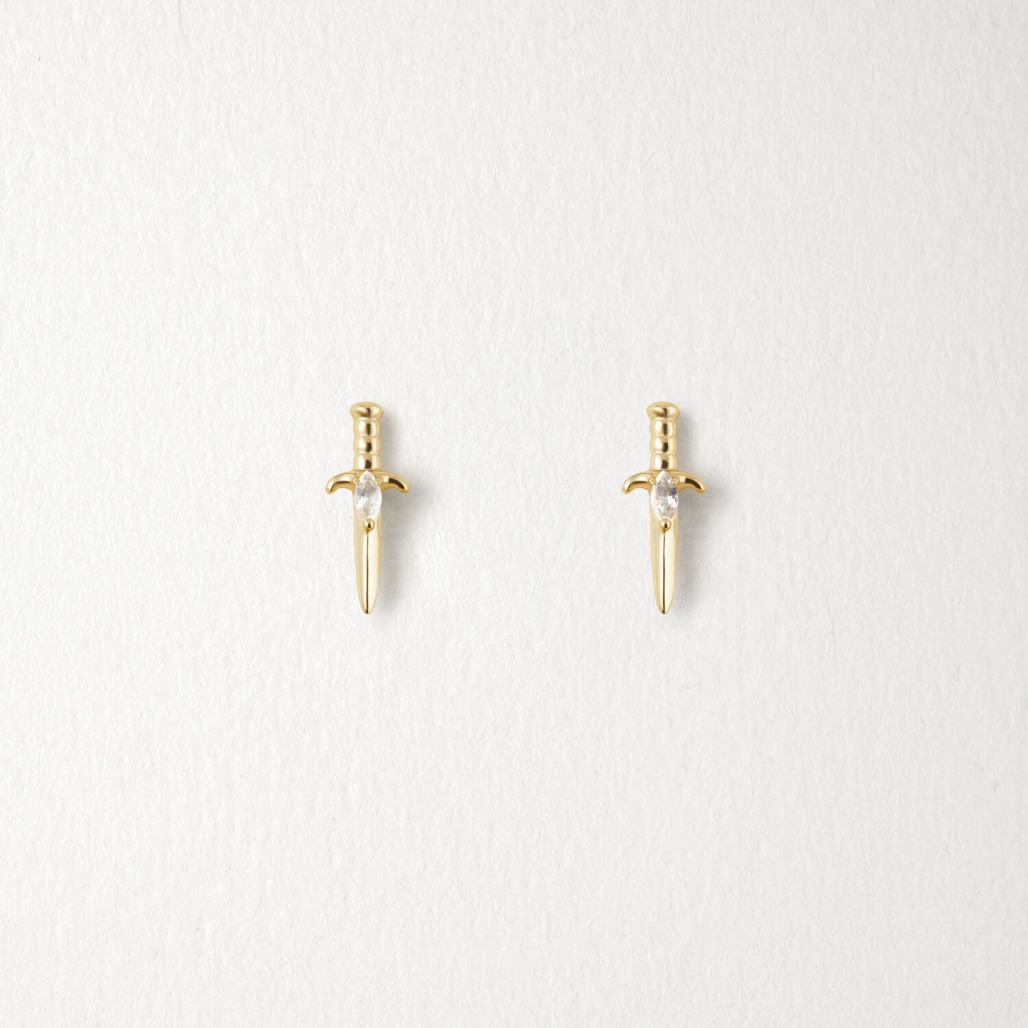 Formal Vibe Balanced Feature Inventory - Moonstone Dagger Studs