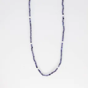 Iolite Beaded Necklace Vlogger Piece