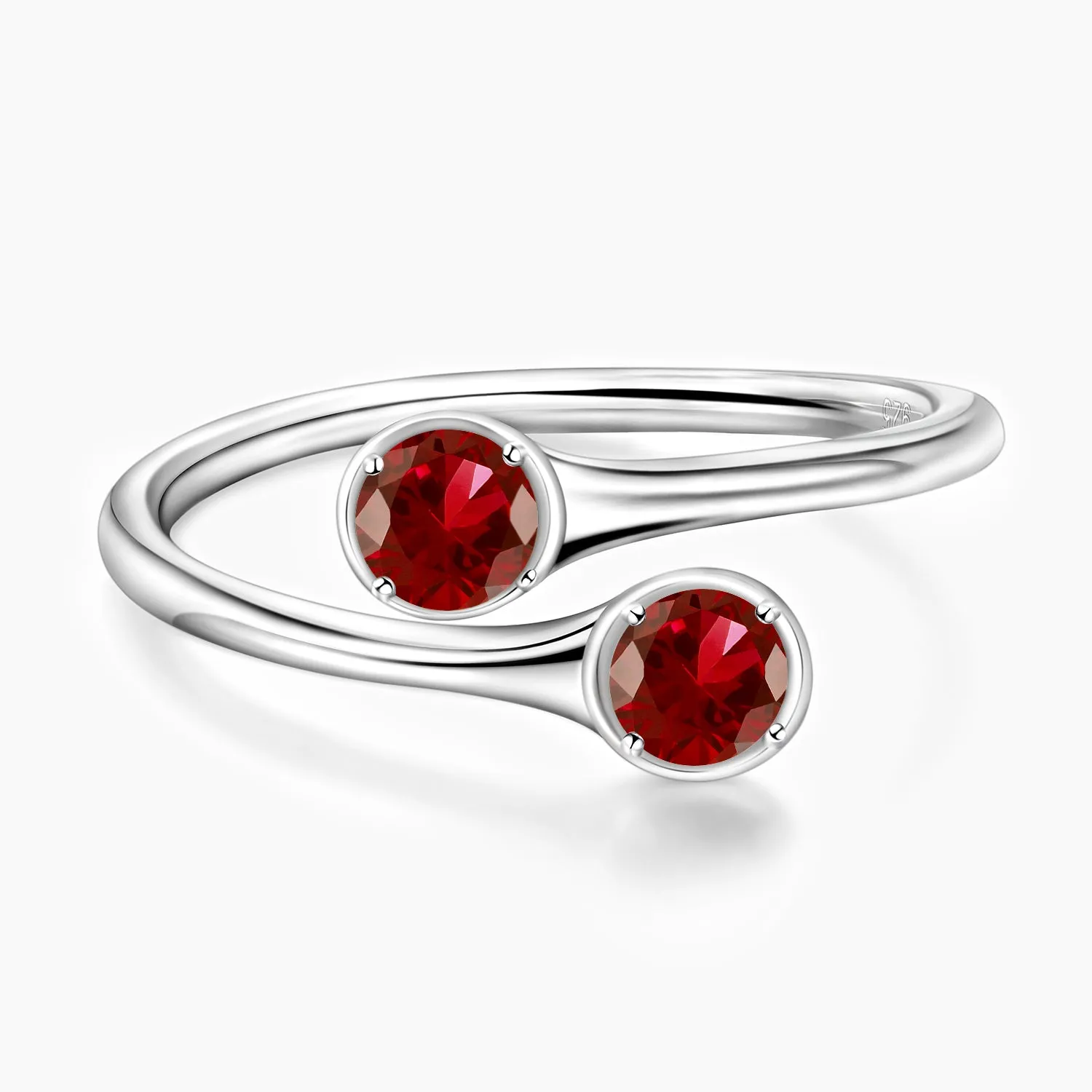 July Double Ruby Birthstone Exclusive Appeal