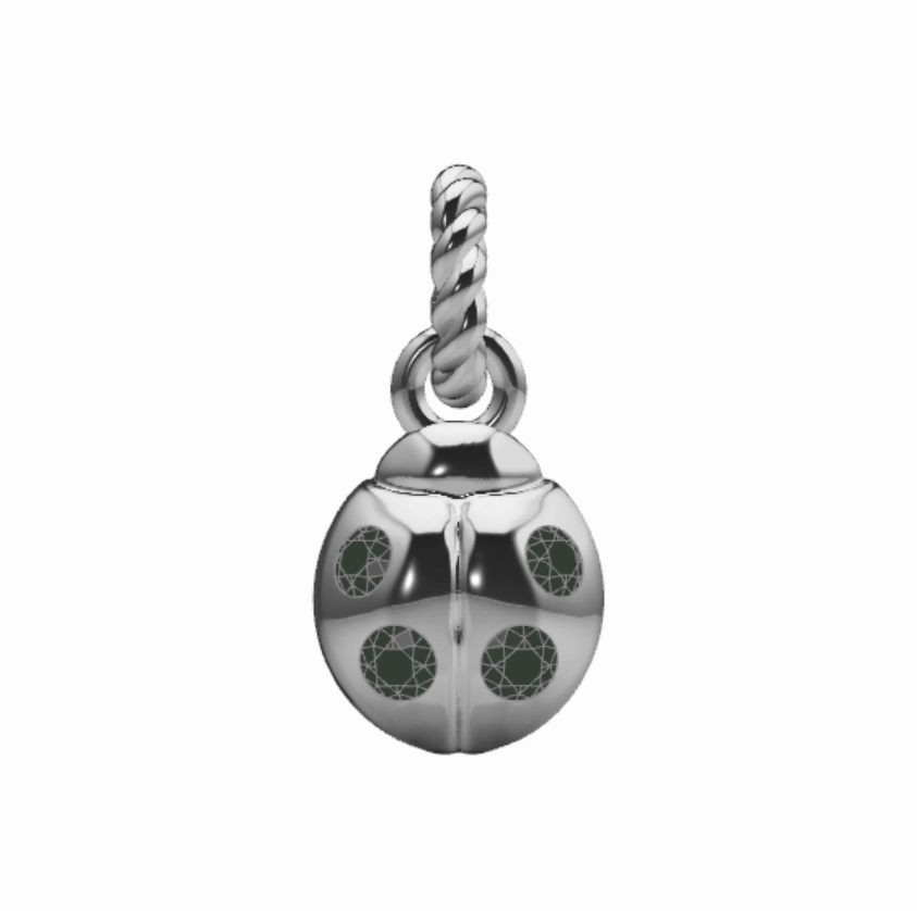 Stylish Vibe Ladybug Charm