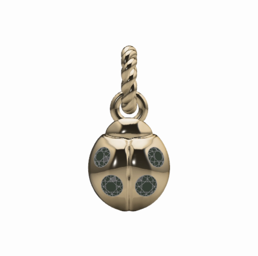 Ladybug Charm Casual Elegance