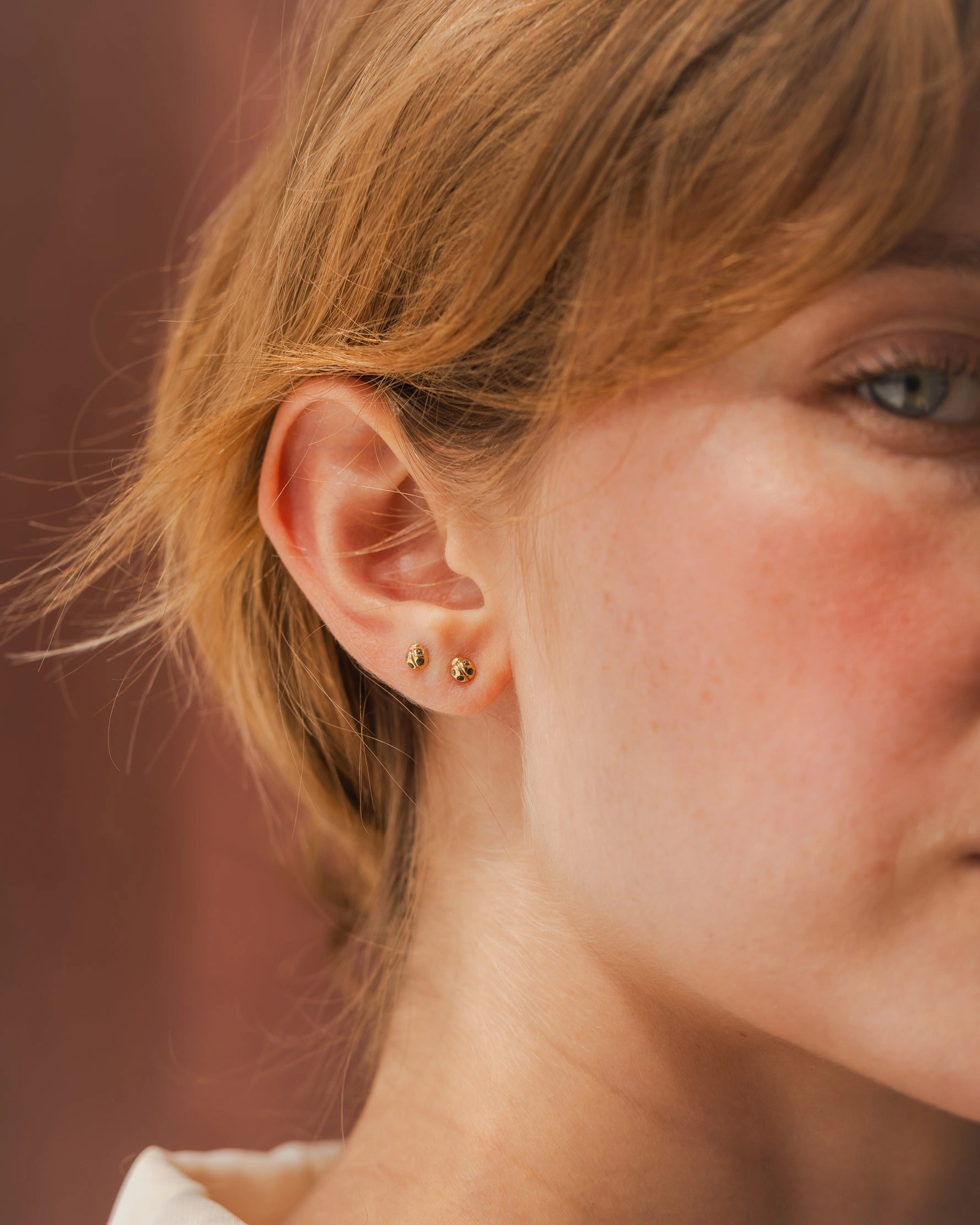 Ladybug Studs Refined Shape Finishing Touch