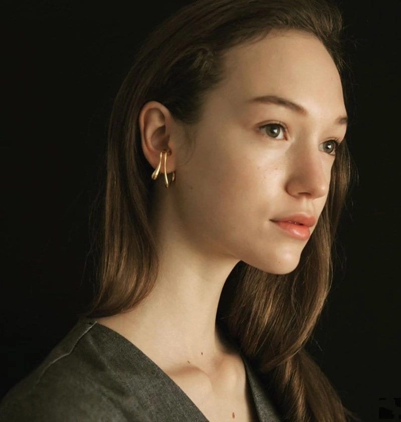 Fashion Classic Lanette Modern Double Ear Cuff 18K Duo Wrap Earring