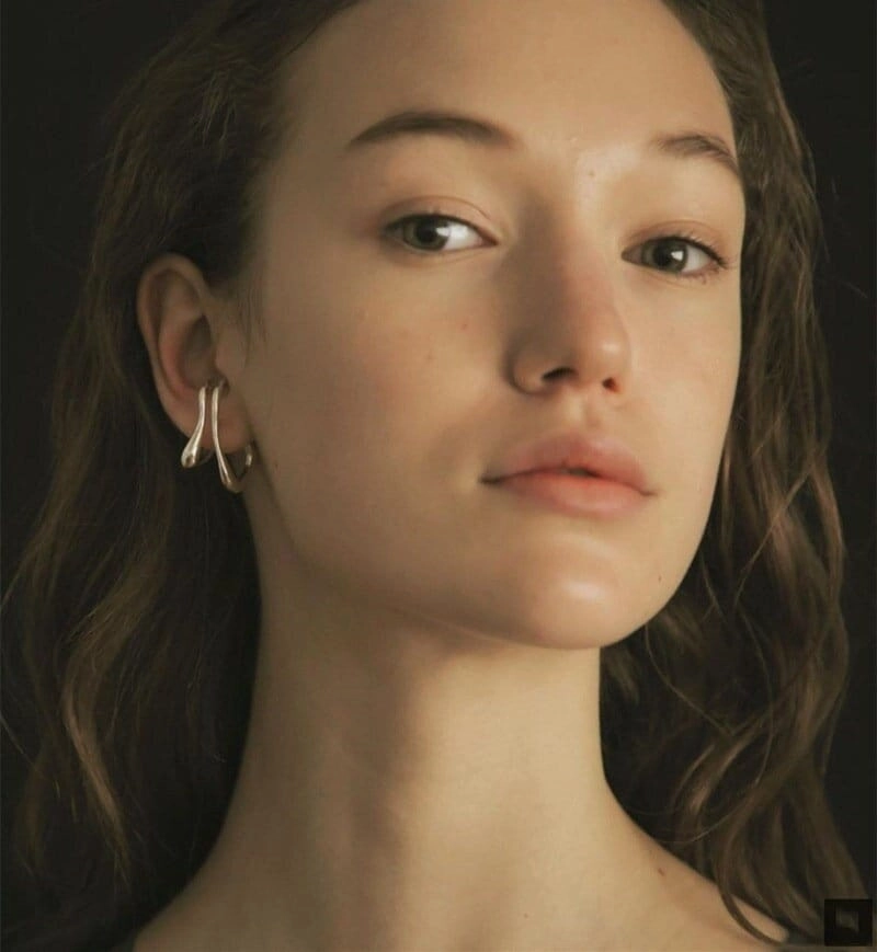 Fashionable Craft Lanette Modern Double Ear Cuff 18K Duo Wrap Earring