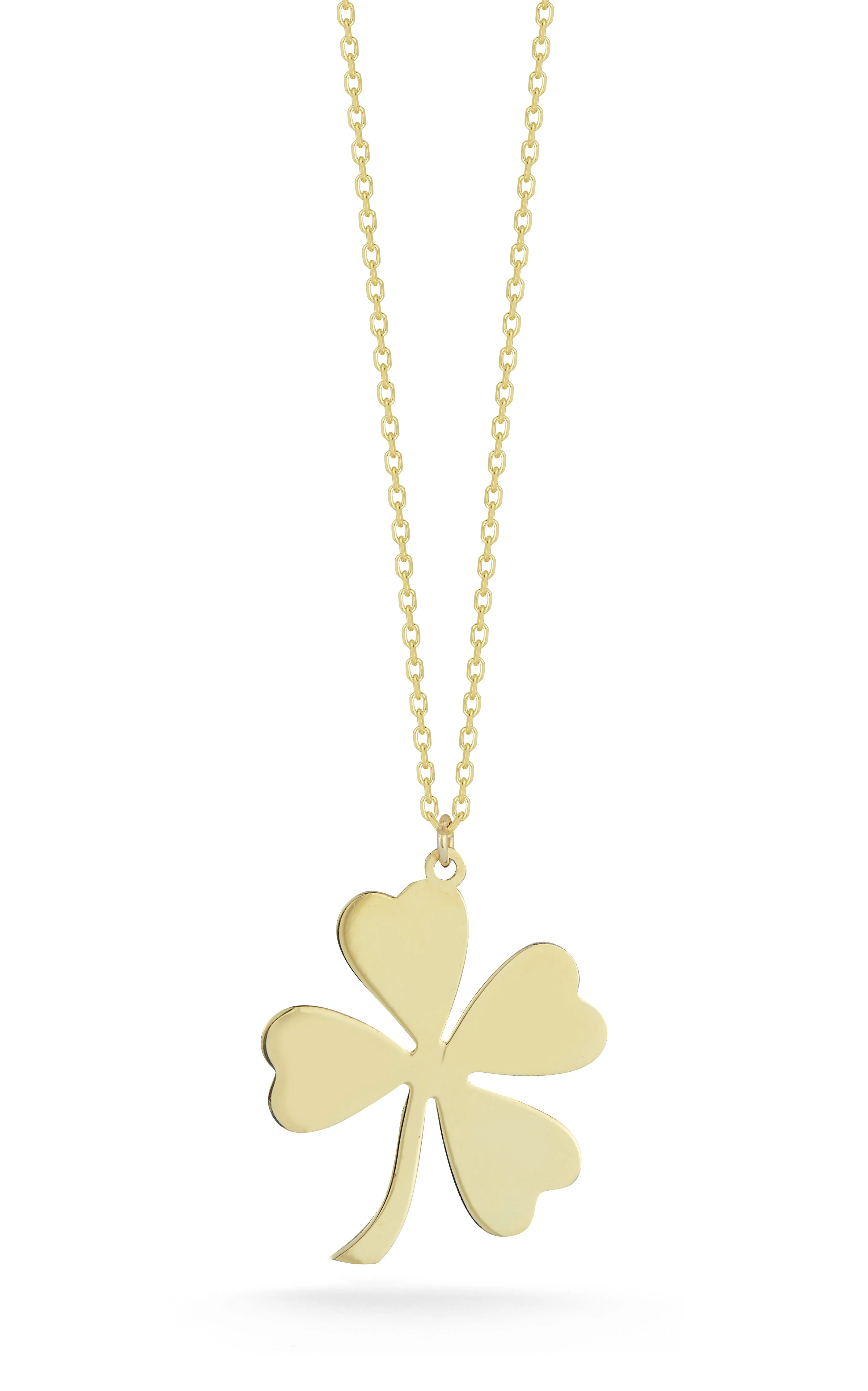 Rich Shine Large Clover Necklace