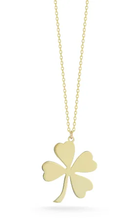 Rich Shine Large Clover Necklace