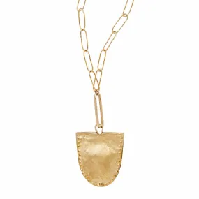 Luxury Shine Large Mevia Bronze Pendant