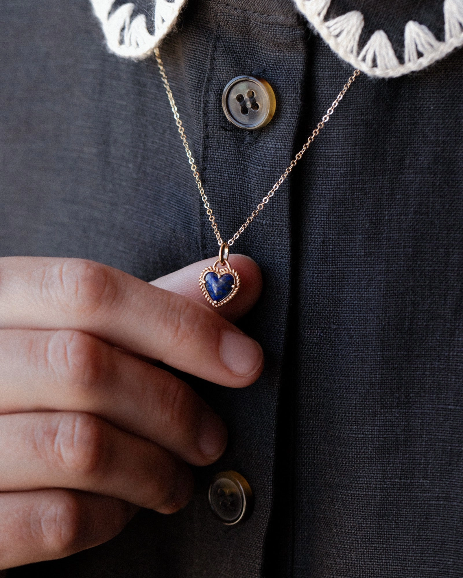 Lasso Heart Charm Radiant Statement