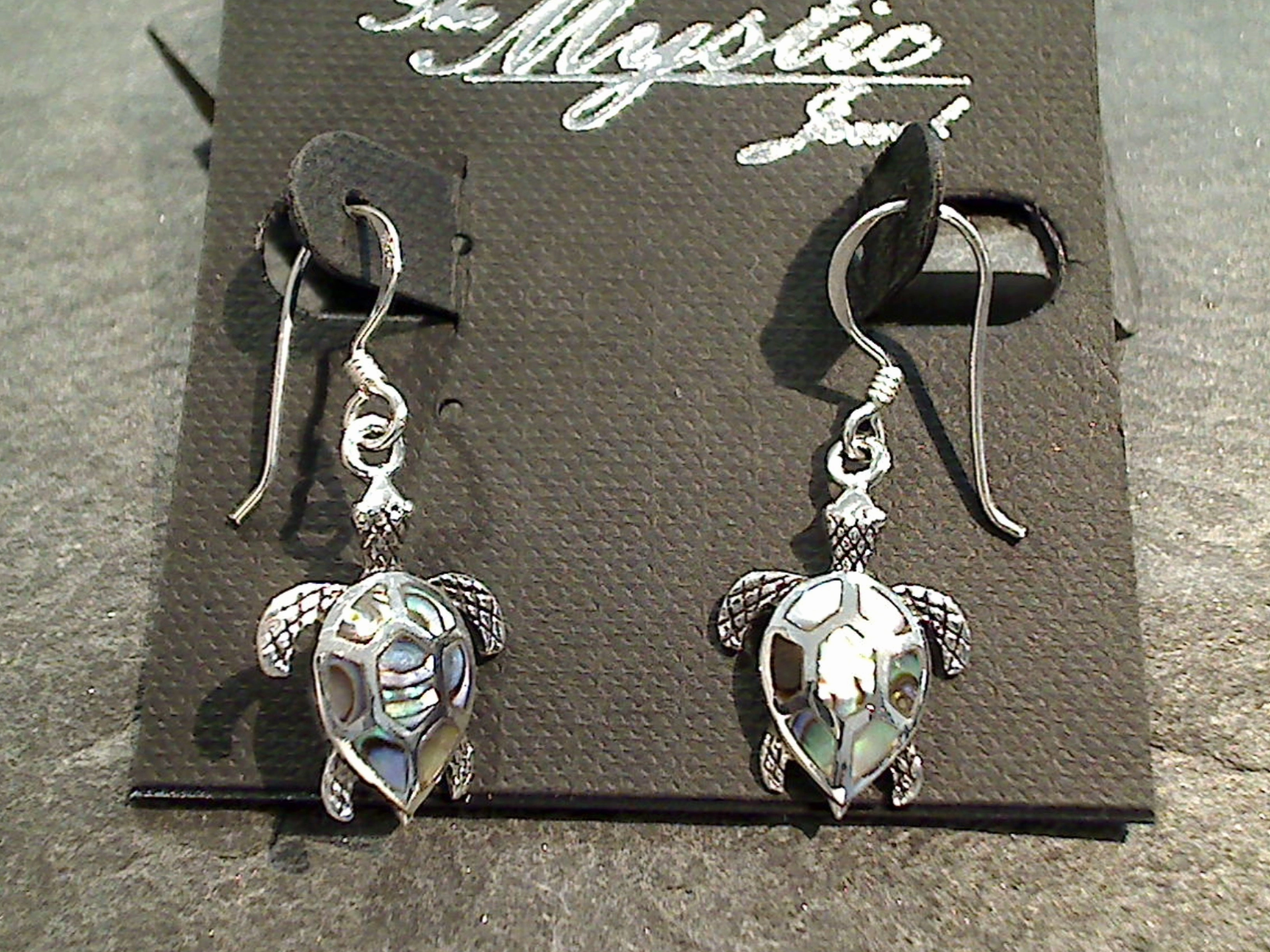Abalone, Sterling Silver Sea Turtle Earrings Social Decoration Comfortable Look
