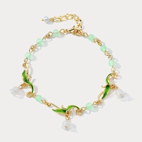 Whole Amalgamations Tested Durability Lily of the Valley Bead Bracelet