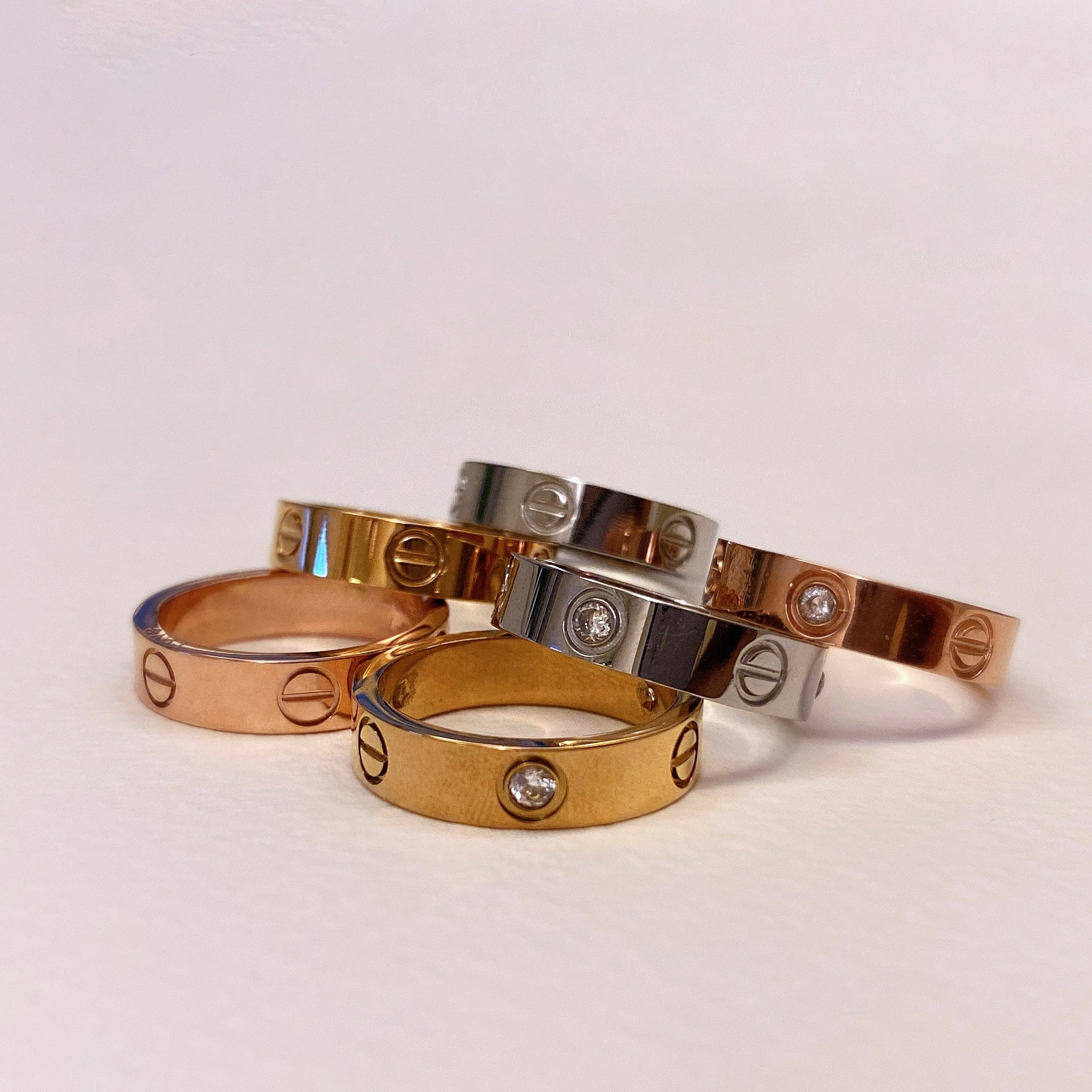 Glow Look Lisette Geometric Stamped Ring