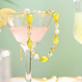 Raspberry Beaded Necklace Youth Present Perfect Jewelry