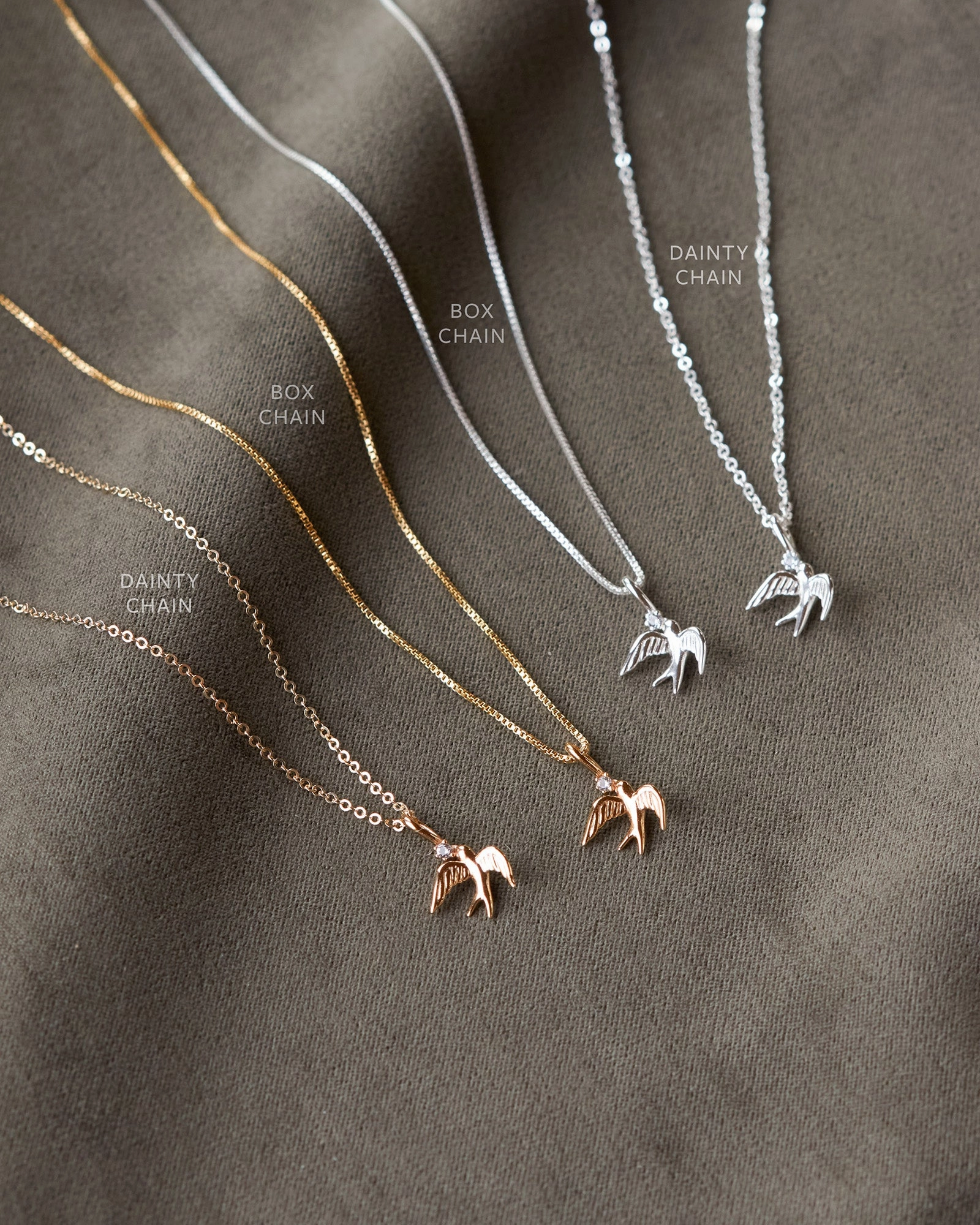 Street Detail Autumn Accent Swallow Charm