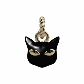 Bold Finish Timeless Craft Shine Lucky Black Cat Charm