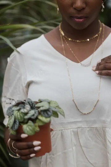 City Event Luna Gold V Necklace