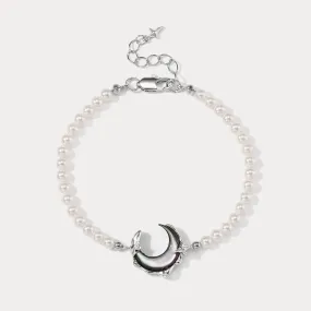 Dainty Detail Lunar Tide Pearl Bracelet
