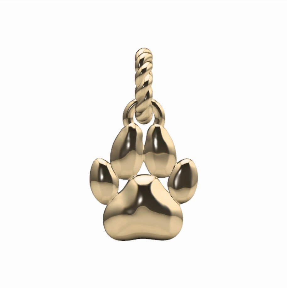 Fashion Finish Power Look Puppy Paw Charm