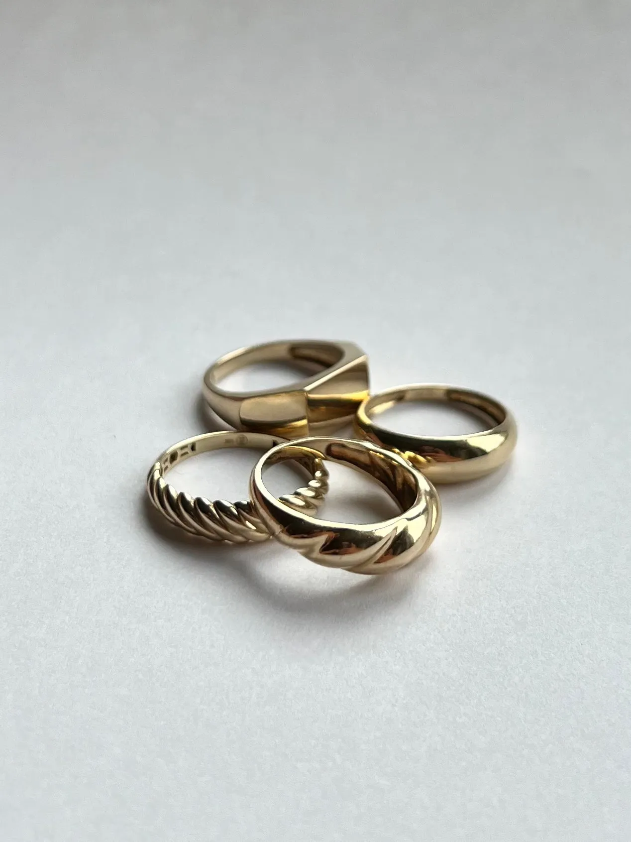 Polished Charm Bridal Look Croissant Ring