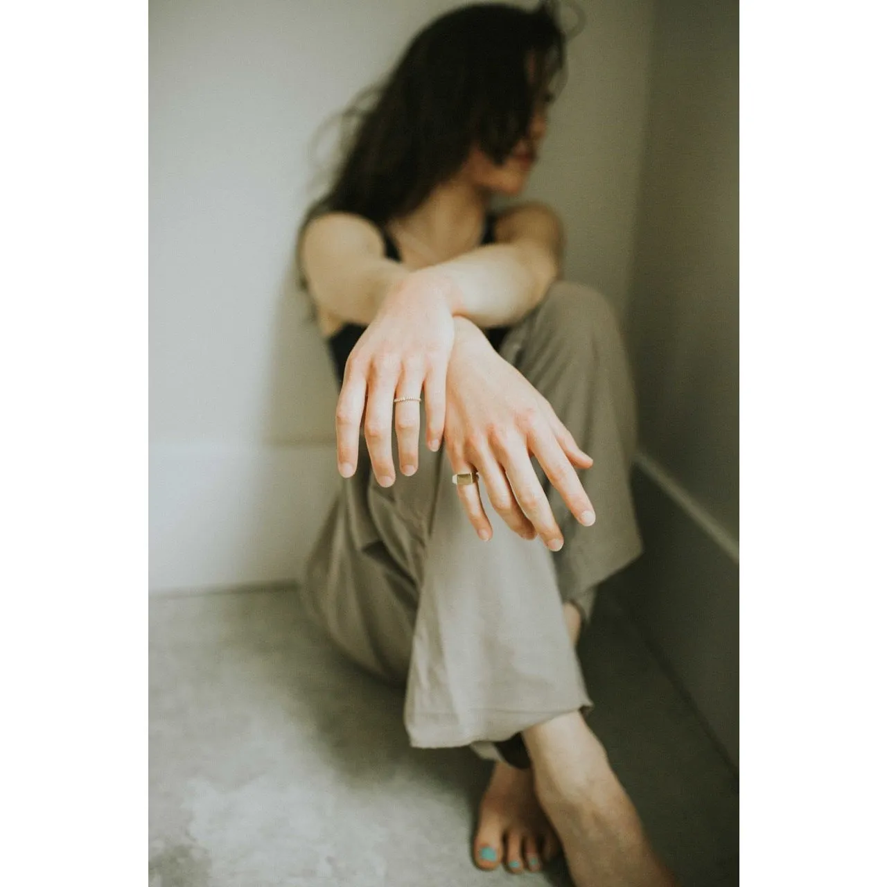 Soft Detail Style Pop Signet Ring