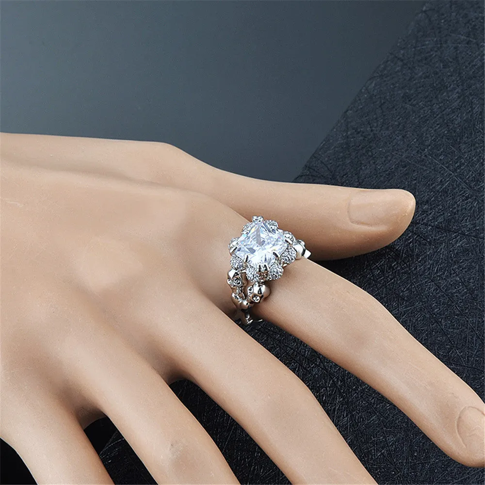 Stunning Stone Party Ring Modern Fashion Flawless Cut