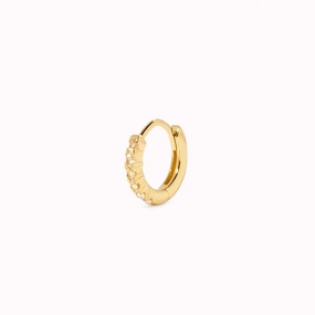 Huggie Hoop Earring - Eva (single) Vibrant Glam Stylish Appeal