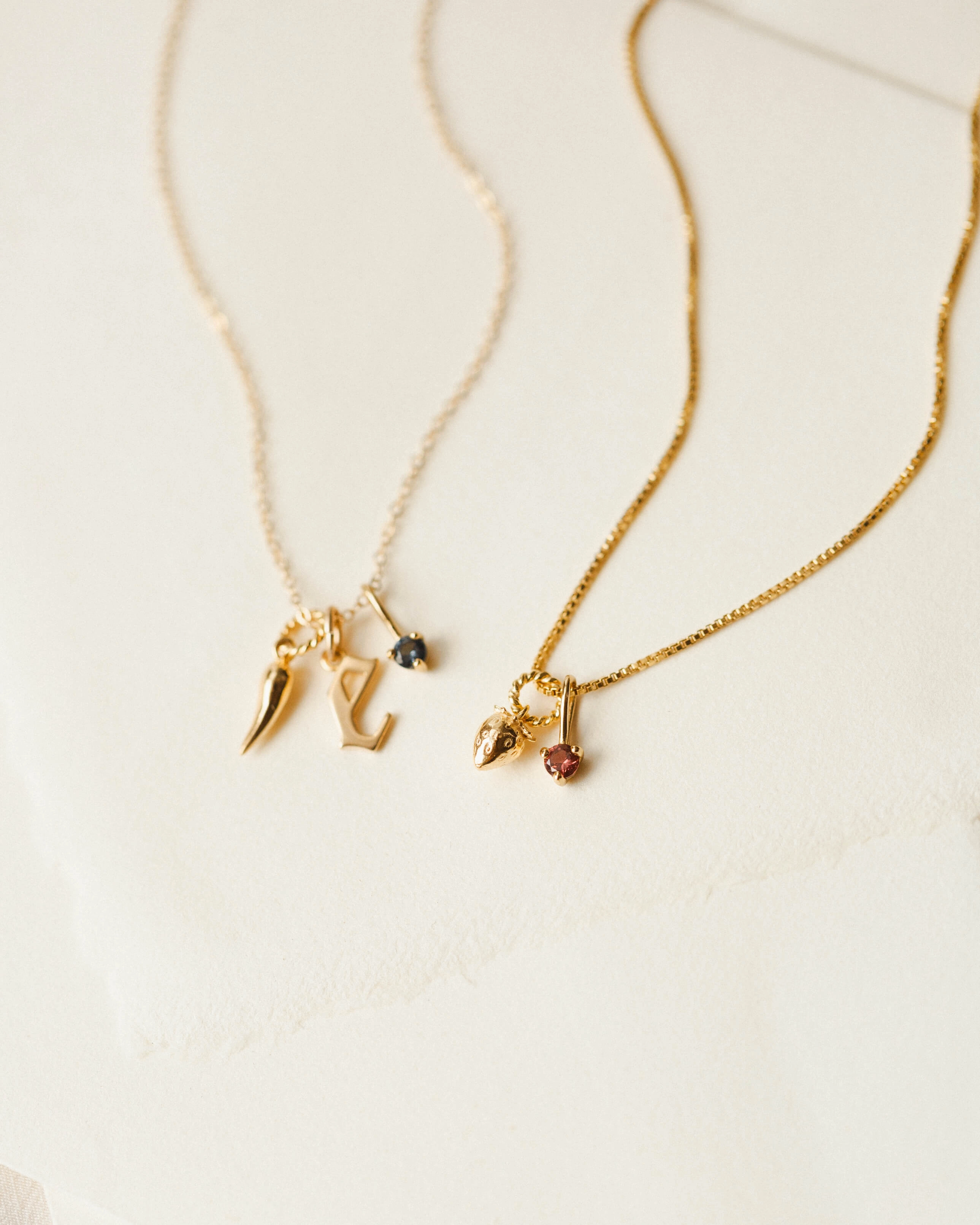 Smooth Finish Contemporary Form Strawberry Charm