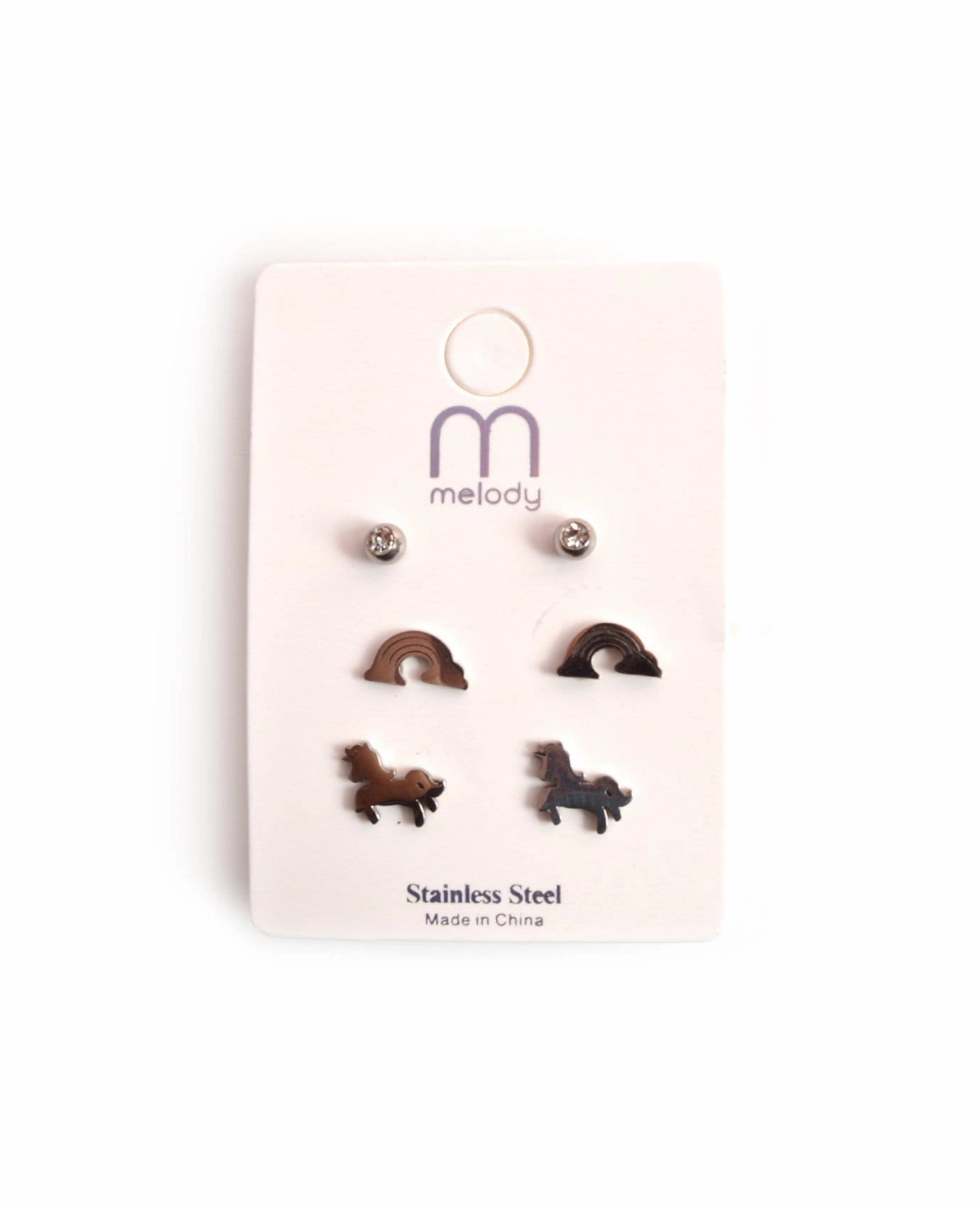 Magical Stainless Steel Earring Set Handcrafted Art