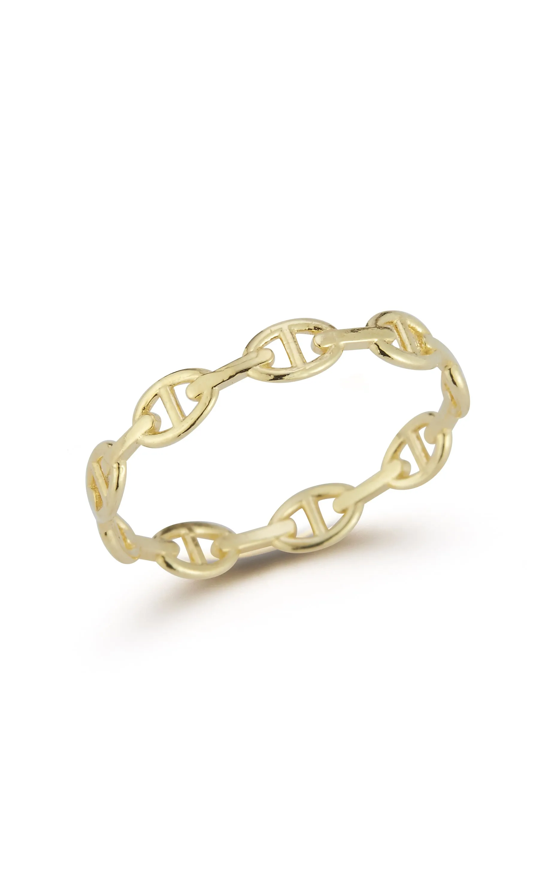 Mariner Link Band Ring Luxe Design Edgy Light