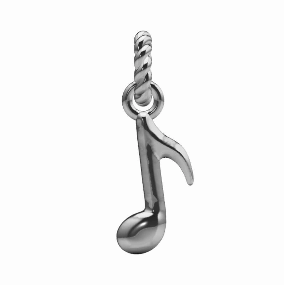 Allure Detail understated look Melody Music Note Charm