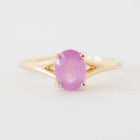 Mia Ring - Pink Sapphire Stylish Form