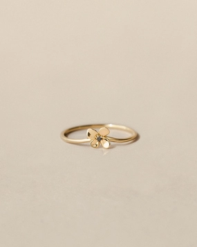 Midnight Blossom Ring Statement Fit