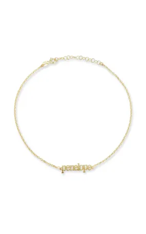 Mini Lowercase Nameplate Bracelet Trailblazing Idea