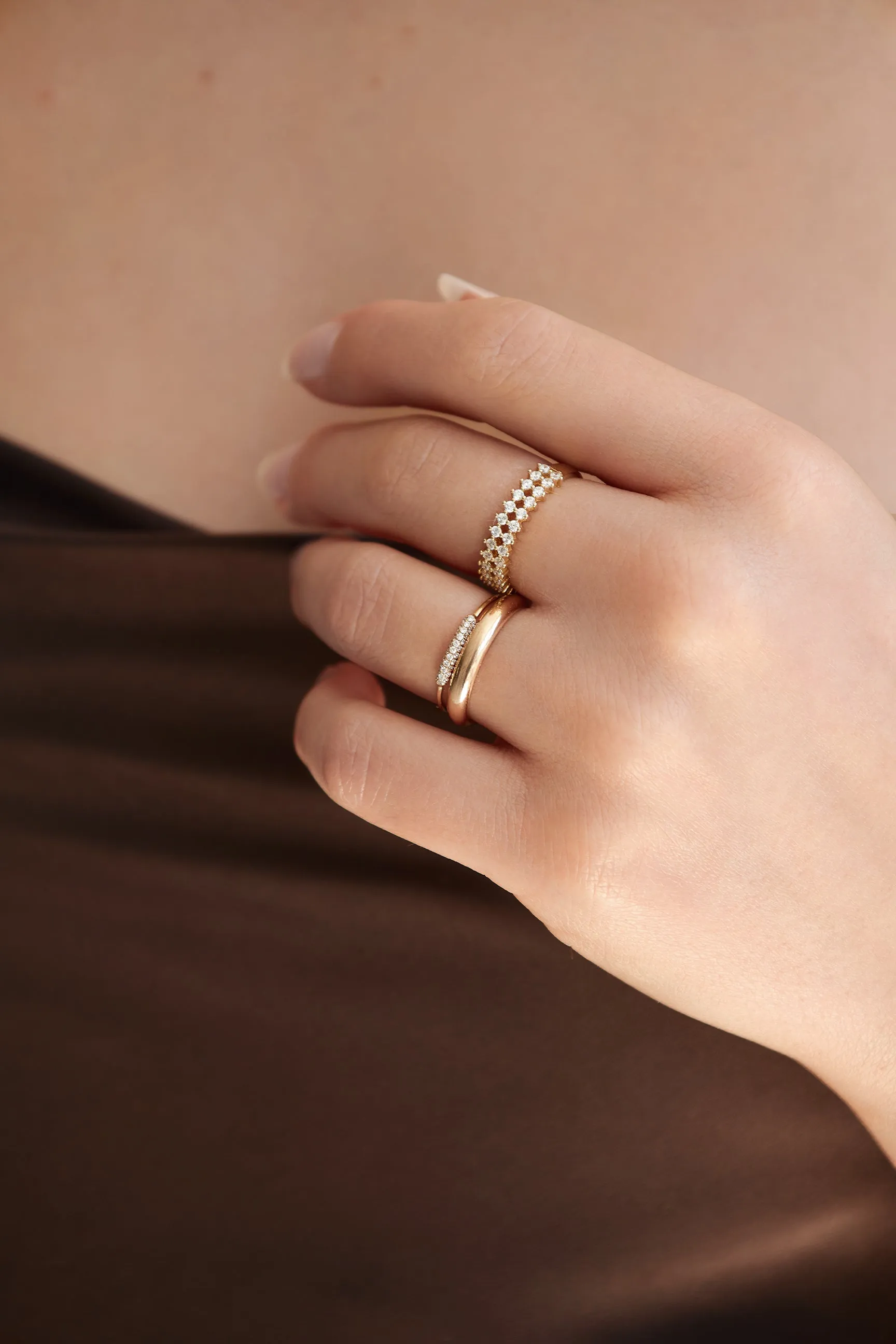 Daily Classic Sophisticated Shine Pieces ??tincelle Ring