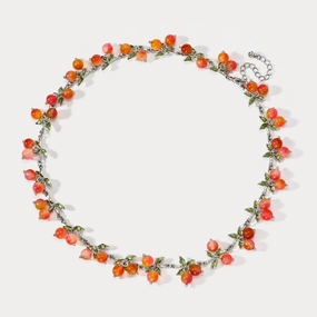 Silver Berry Necklace great design Short Item