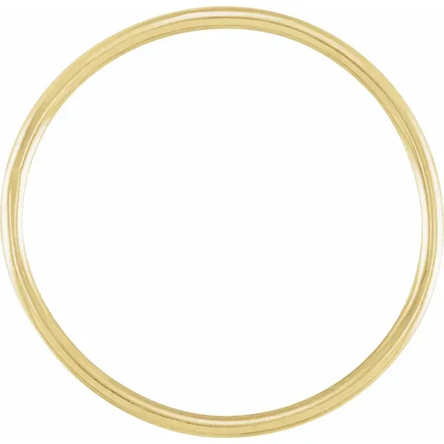 14K Yellow Stackable Ring Size 7 Meaningful Symbol