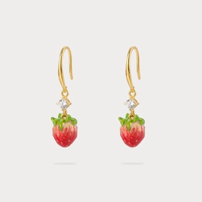 Strawberry Earrings Radiant Vibe Business Jewelry