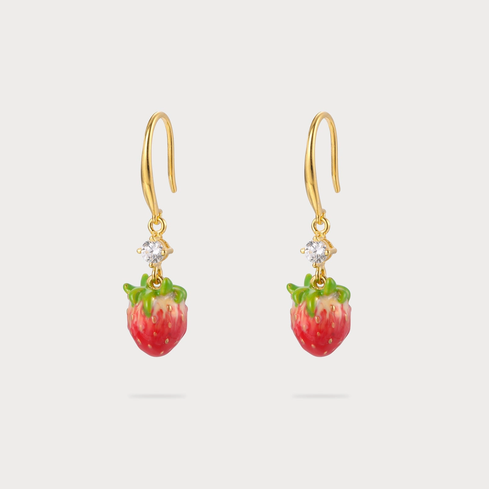 Strawberry Earrings Radiant Vibe Business Jewelry