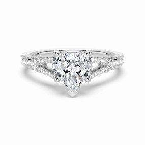 Timeless Fit Quiet Luxury Heart Shaped Split Shank Moissanite Engagement Ring