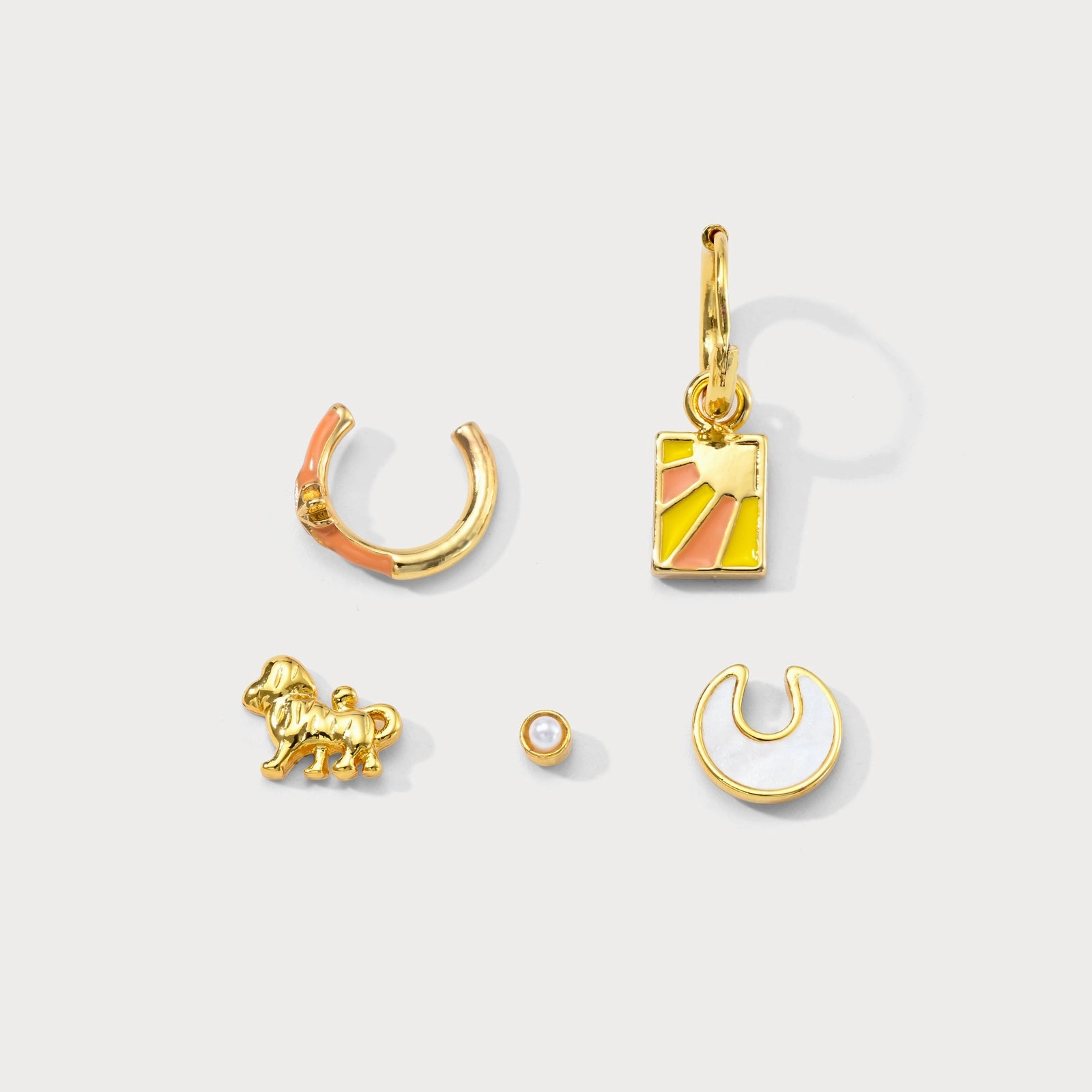 Strength Tarot Card Earrings Set Gorgeous Trinket Pretty Vibe