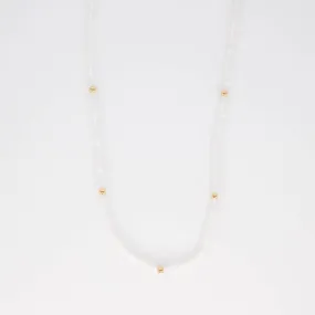Daily Charm Delicate Design Moonstone Beaded Necklace