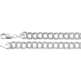 Vacation Staples Sterling Silver Charm 7" Bracelet