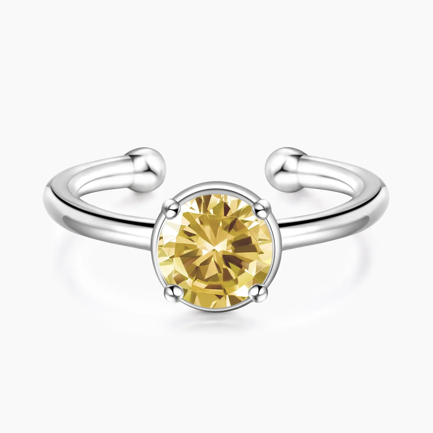 Classic Glow Statement Ready November Citrine Birthstone